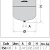 Caleffi 12L Expansion Tank Heating Only