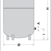 Caleffi 500L Expansion Tank Heating Only