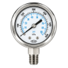 Kingtai SS Pressure Gauge 1/4" Bottom Connection 6 bar